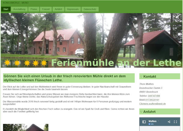Ferienhaus an der Lethe